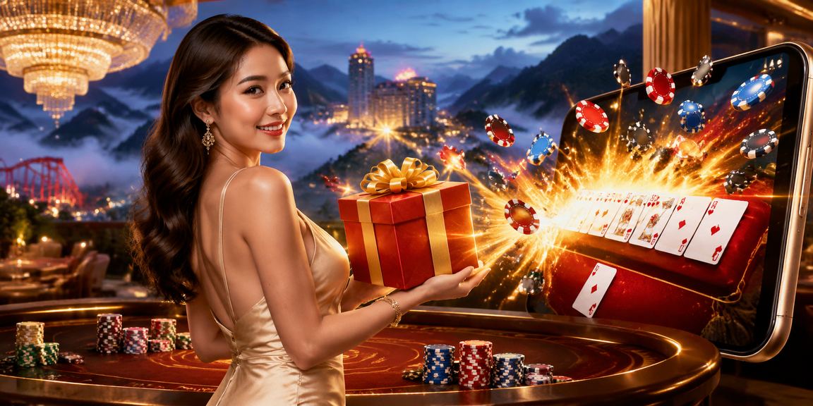 Suasana permainan kad rummy Genting Highlands gaya Malaysia dengan nuansa sukan di rm33